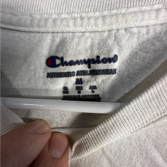 Champion ASU White and Red Short Sleeve Tee - Picture 5 of 5
